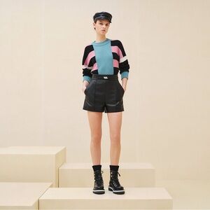 Hermes "LETTRES EQUESTRES" long-sleeve sweater NWT Sz 38